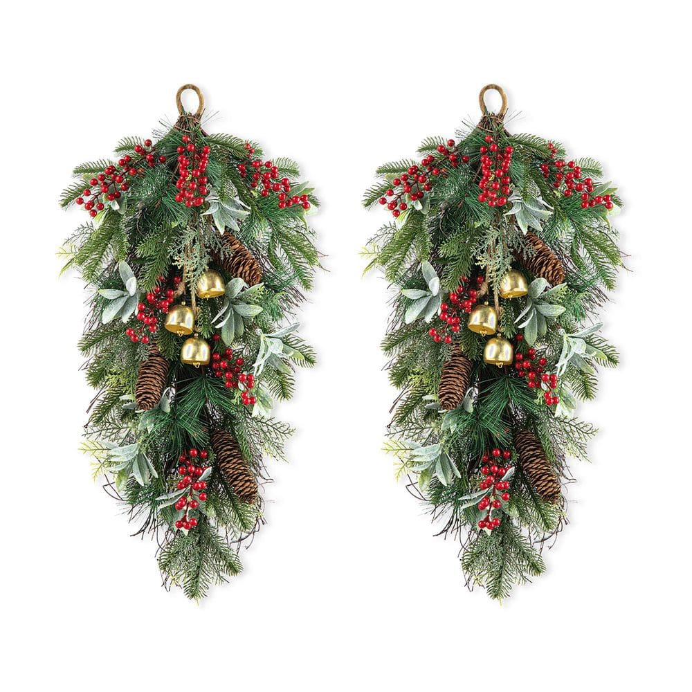 26 in. H Berry, Pinecone and Bell Teardrop (Set of 2) price history on PriceWatchPro