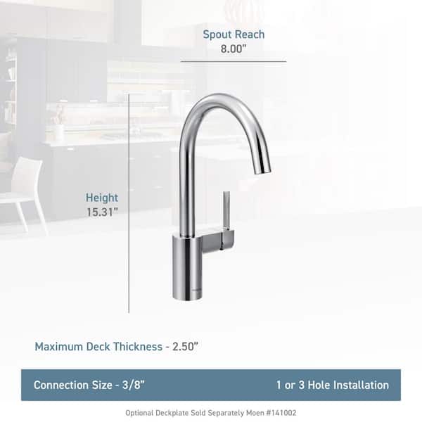 Align Single-Handle Standard Kitchen Faucet in Chrome