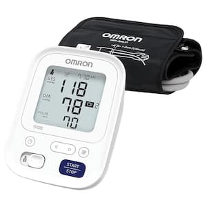 5 Series Upper Arm Blood Pressure Monitor Digital with D-Ring Cuff in White Package of 1