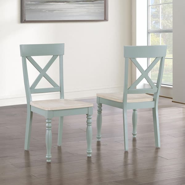 Darcy Green Wood Side Chair Set of 2
