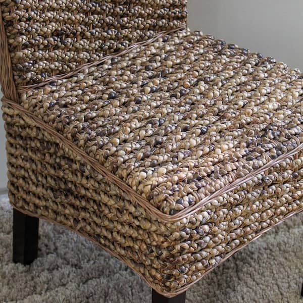INTERNATIONAL CARAVAN INC Bunga Hyacinth Weave Dining Chair with