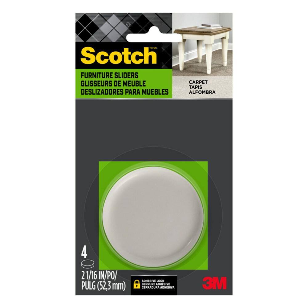 2-1/16 in. Adhesive Hard Sliders, 4 Pack price history on PriceWatchPro