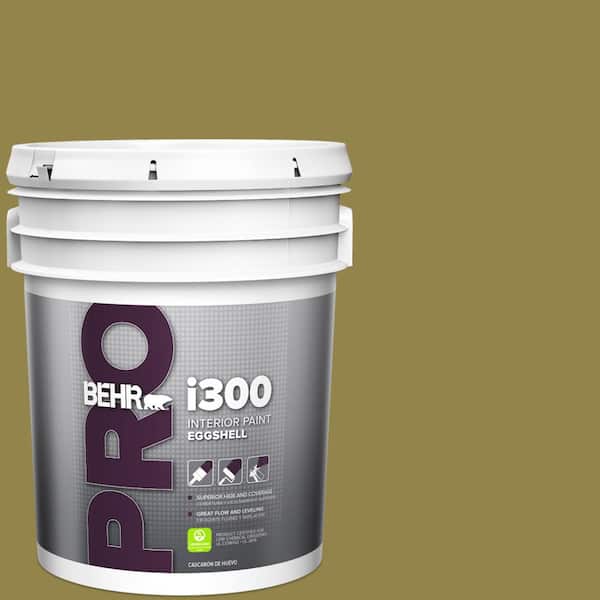 BEHR PRO 5 gal. #PPU9-02 Lucky Bamboo Eggshell Interior Paint