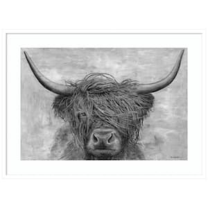 "Norwegian Bison" by Marie Elaine Cusson 1-Piece Framed Giclee Nature Art Print 30 in. x 41 in.