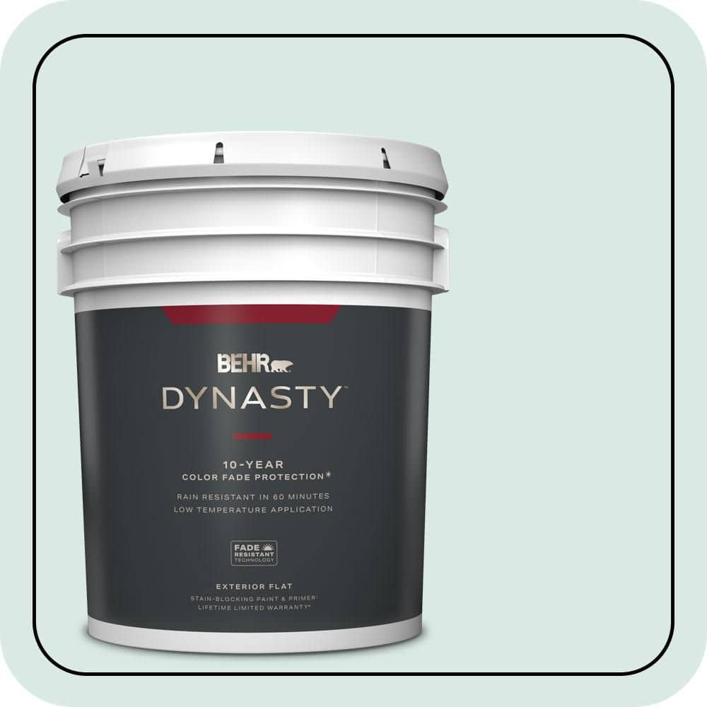 5 gal. Home Decorators Collection #HDC-WR15-5 Arctic Flow Flat Exterior Stain-Blocking Paint & Primer price history on PriceWatchPro