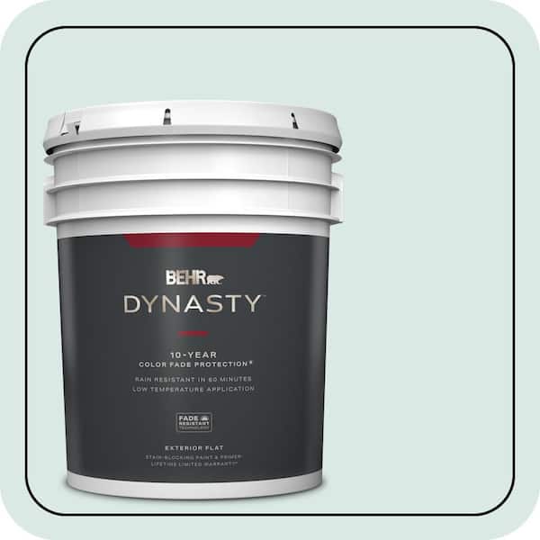 BEHR DYNASTY 5 gal. Home Decorators Collection #HDC-WR15-5 Arctic Flow Flat Exterior Stain-Blocking Paint & Primer