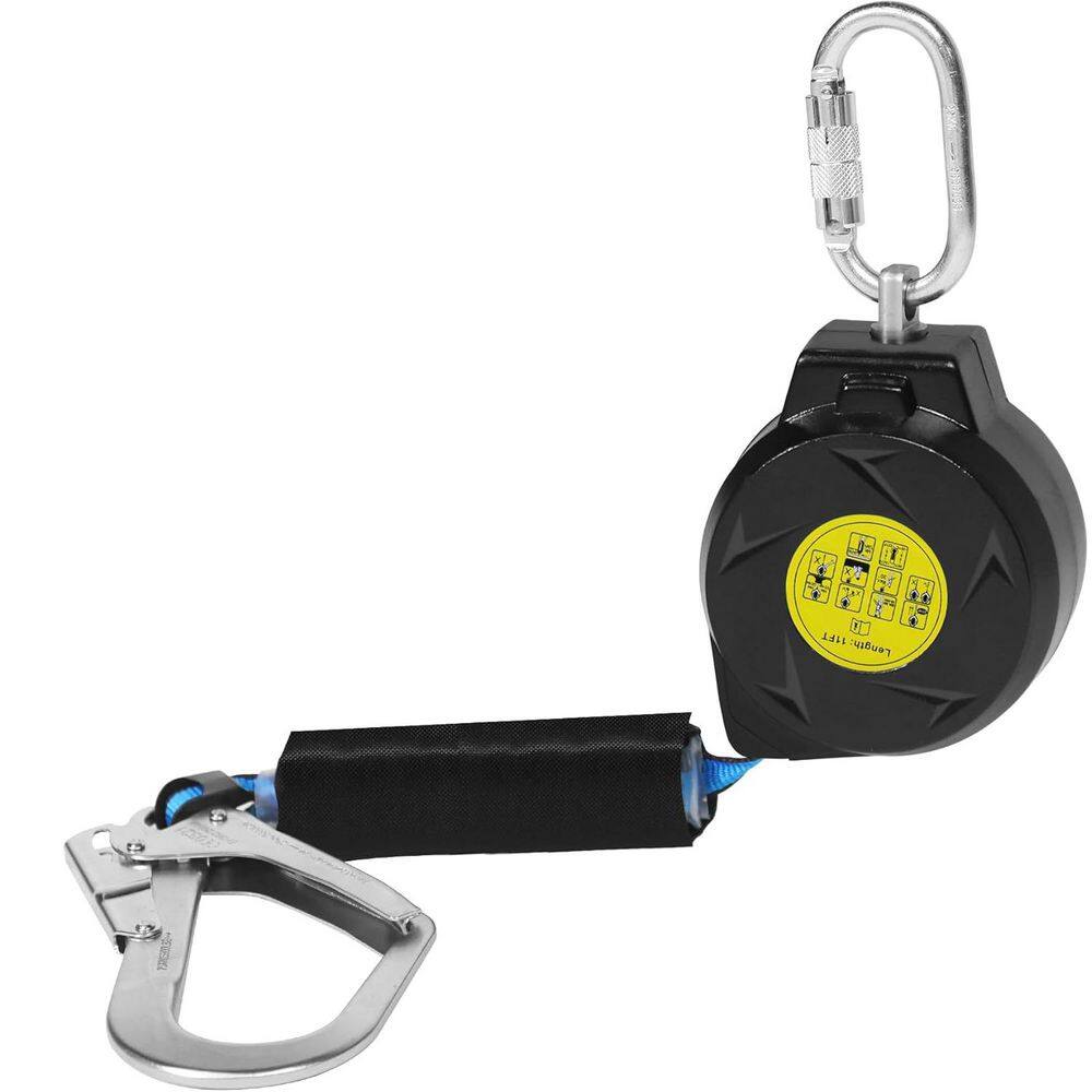11 ft. Self Retracting Lifeline Fall Protection with Large Hook Fall Arrest Safety Yoyo for Construction Industrial Use price history on PriceWatchPro