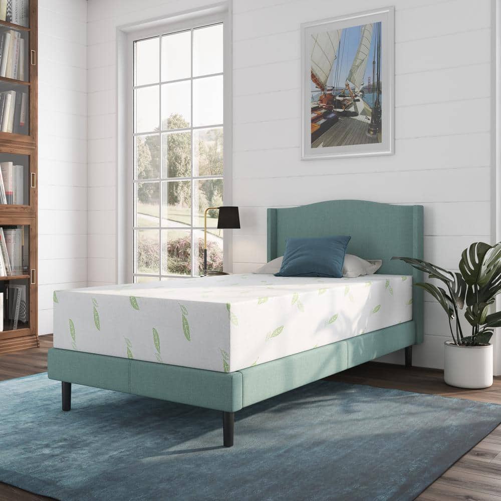 NapQueen Anula 10" Twin Green Tea Memory Foam Mattress