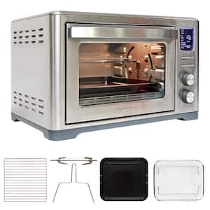 11-In-1 Digital Air Fryer Convection Toaster Oven Rotisserie 6-Slice 1700W Stainless Steel