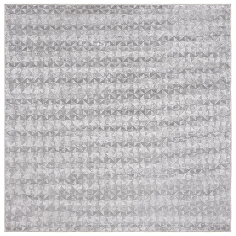 Hanna Gray/Ivory 7 ft. x 7 ft. Distressed Geometric Square Area Rug price history on PriceWatchPro