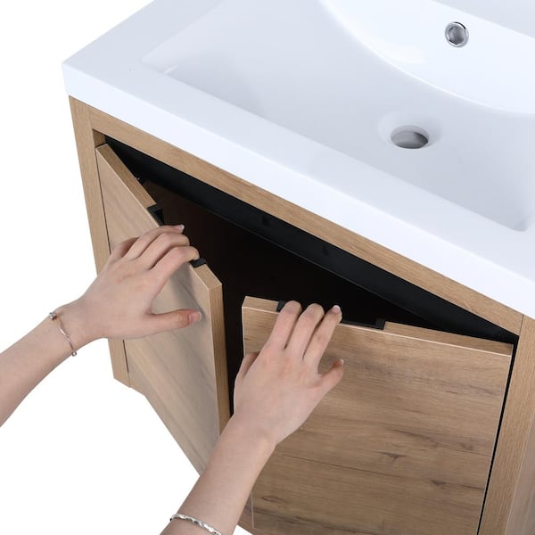 FAMYYT 24 in. W x 18.1 in. D x 20.5 in. H Single Sink