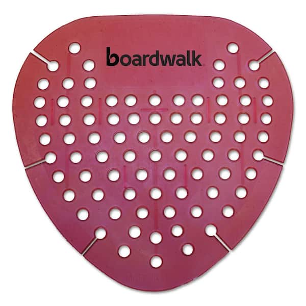 Boardwalk Spiced Apple Scent Gem Urinal Screen, Red (12/Box)