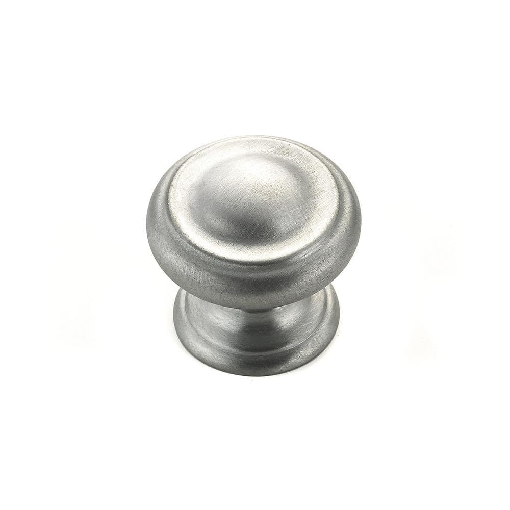 Sutton Collection 1-3/16 in. (30 mm) Vintage Brushed Chrome Round Cabinet Knob price history on PriceWatchPro