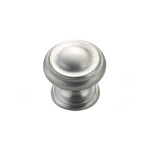 Sutton Collection 1-3/16 in. (30 mm) Brushed Chrome Traditional Cabinet Knob