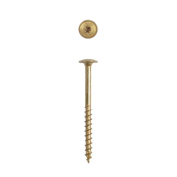 #10 x 2-1/2 in. Interior Wafer Head Wood Screws Cabinet Torx T-Star Plus (220 Each) 3 LB Bit Included