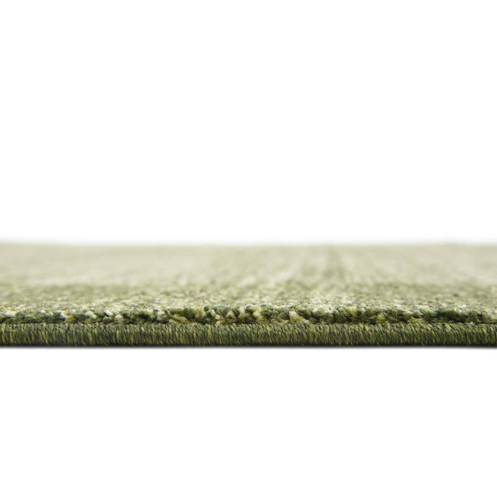 Light Green Rectangular Synthetic Washable Area Rug