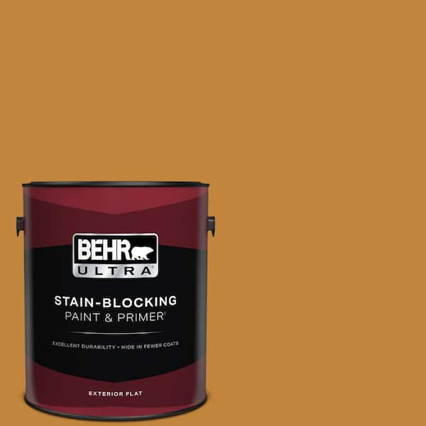 BEHR ULTRA 1 gal. #M260-7 Back to School Flat Exterior Paint & Primer