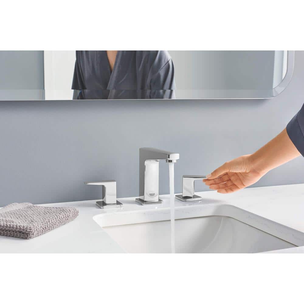 Tallinn Polished Chrome Modern Widespread Bathroom Faucet
