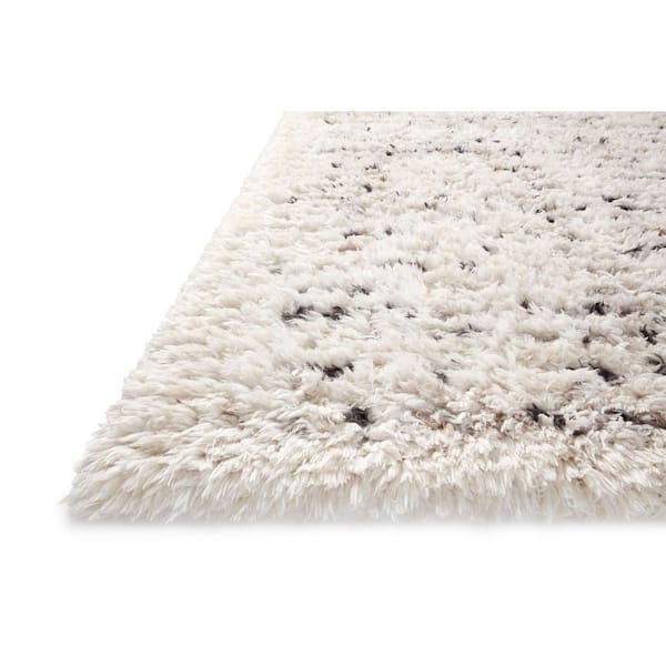 Angela Rose Amira 6 ft. 7 in. x 9 ft. 6 in. Ivory / Multi Shag Area Rug