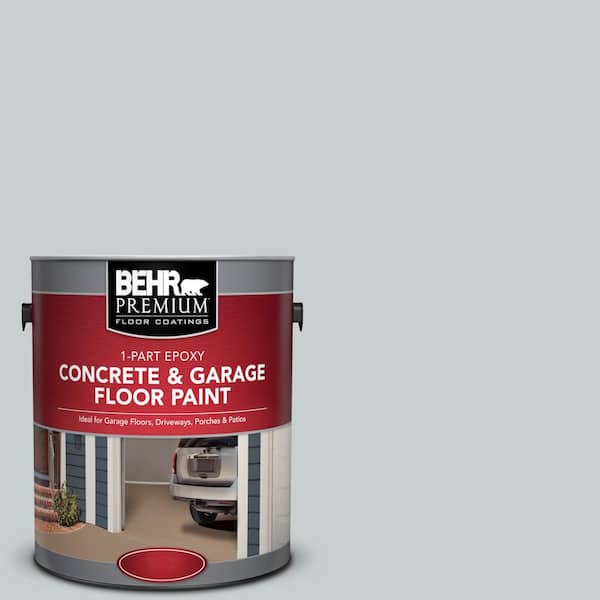BEHR Premium 1 gal. #PFC-61 Foggy Morn 1-Part Epoxy Satin Interior/Exterior Concrete and Garage Floor Paint