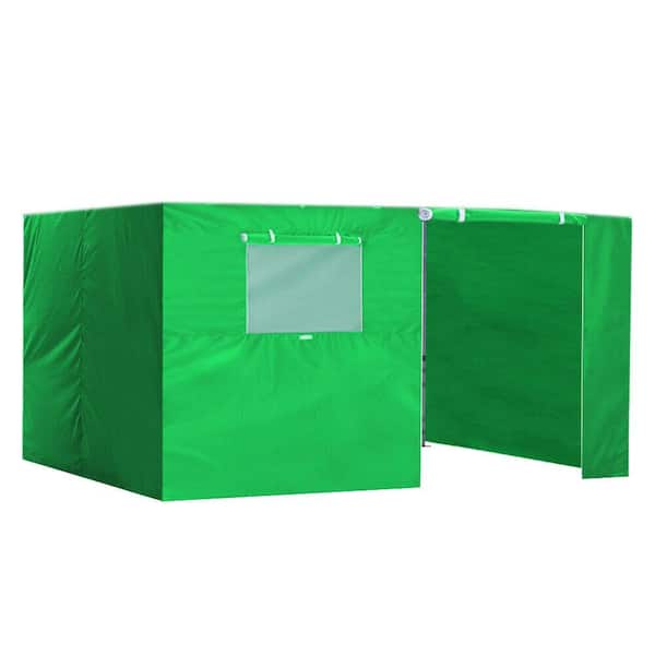 Terracemaster Series 10 ft. x 15 ft. Kelly Green Pop-up Canopy Tent with 4-Zippered Sidewalls