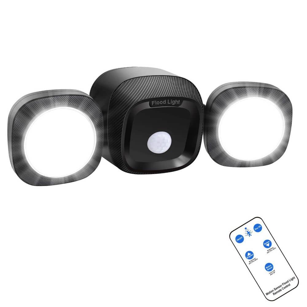 Battery Powered LED Flood Light Outdoor Motion Sensor IP65 Waterproof Wireless Security Work Light Remote Control price history on PriceWatchPro