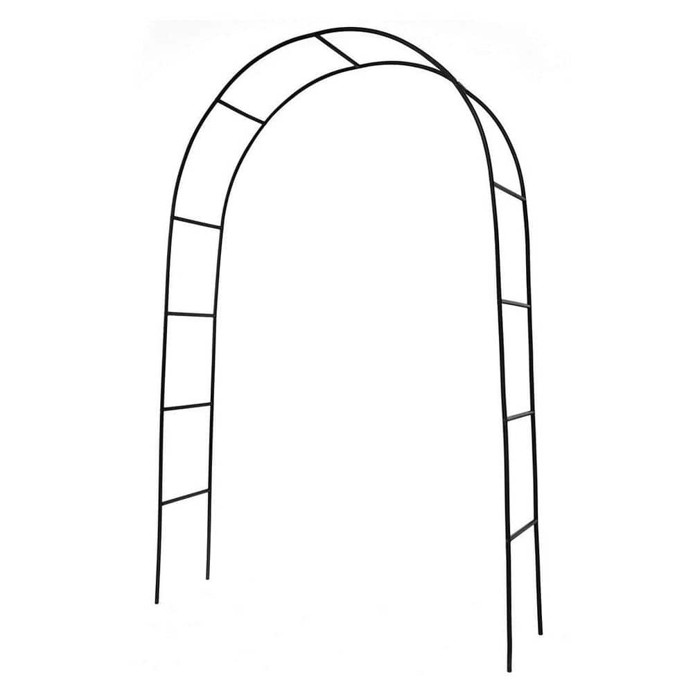 94.5 in. x 55 in. x 15 in. Tall Metal Garden Arbor, Decorative Arch Arbor for Outdoor Wedding Birthday Party Decoration -  AESOME, X8FGM-V1
