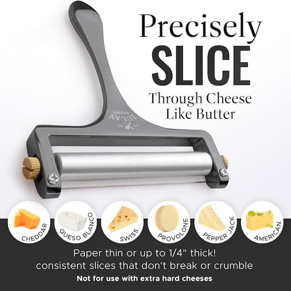 Zulay Kitchen Cheese Slicer With Wire - 2 Extra Wires Included