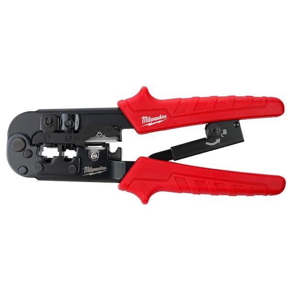 Milwaukee Ratcheting Pass-Through Crimper & Stripper 48-22-3074