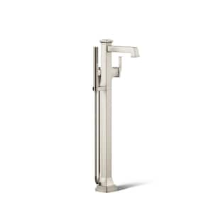 Riff Single-Handle Claw Foot Tub Faucet with Handshower in Vibrant Brushed Nickel