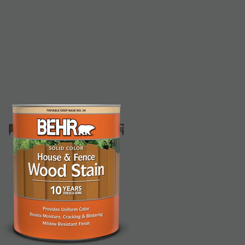 1 gal. #T17-10 Shades On Solid Color House and Fence Exterior Wood Stain