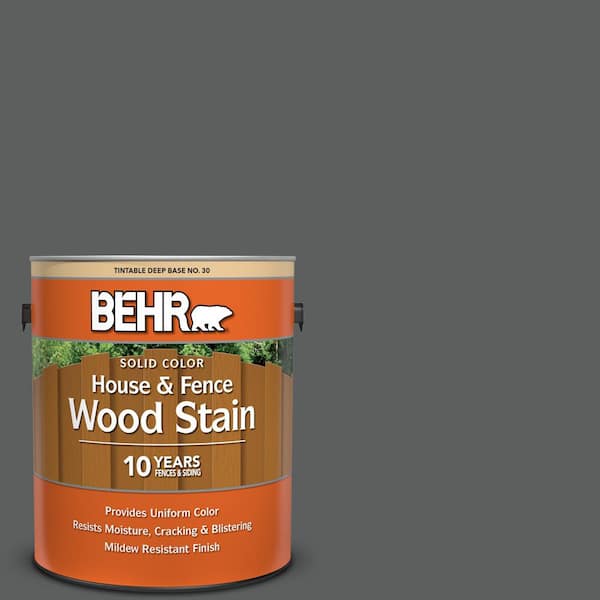 1 gal. #T17-10 Shades On Solid Color House and Fence Exterior Wood Stain