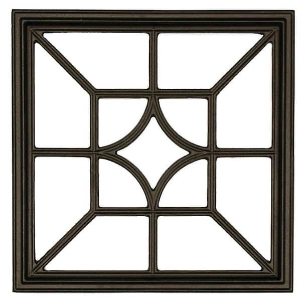 EZ Install 8-Standard Fence Board Arched Pro Gate Frame with One 15 in. x 15 in. Square Diamond Insert