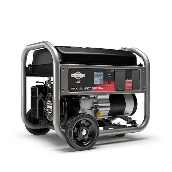 Briggs & Stratton 3500-Watt Recoil Start Gasoline Powered Generator with B&S OHV Engine Featuring CO Guard - The Home Depot