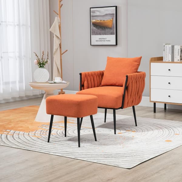 Orange hand online chair