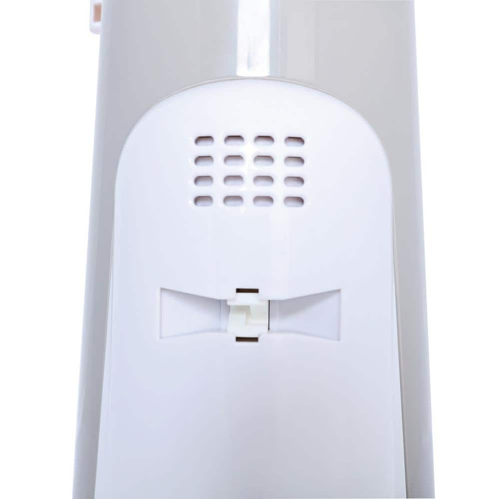 White and Gray Tall Electric Can Opener with Bottle Opener