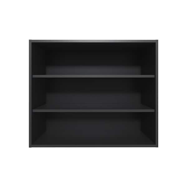 36 in. W x 12 in. D Black Modern Decorative Wall Shelf for Bedroom, Living Room and Office