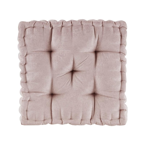 Unbranded Blush 20 in. L x 20 in. W Polyester Throw Pillow, Floor Pillow Cushion, for Living Room and Bedroom