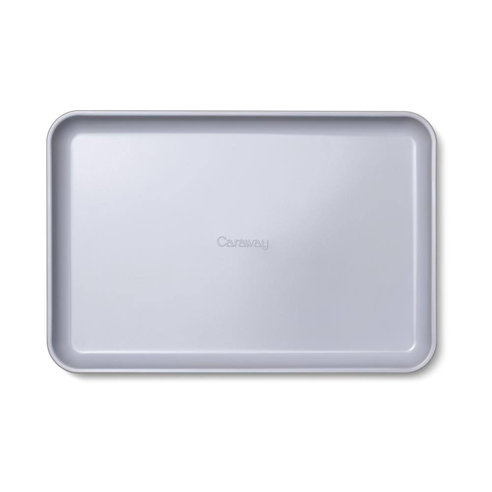 Medium Gray and Perracotta Non-Stick Aluminum Baking Sheet