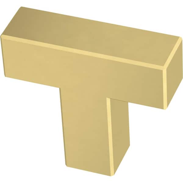 Square Bar 1-1/2 in. (32 mm) Champagne Bronze Cabinet Knob (12-Pack) Square Bar 1-1/2 in. (32 mm) Champagne Bronze Cabinet Knob (12-Pack)