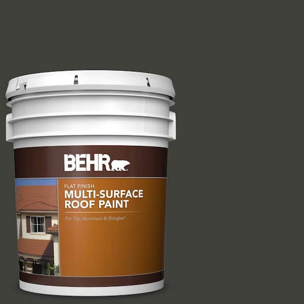 5 gal. #PPU18-20 Broadway Flat Multi-Surface Exterior Roof Paint