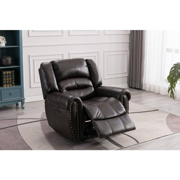 deluxe leather recliner