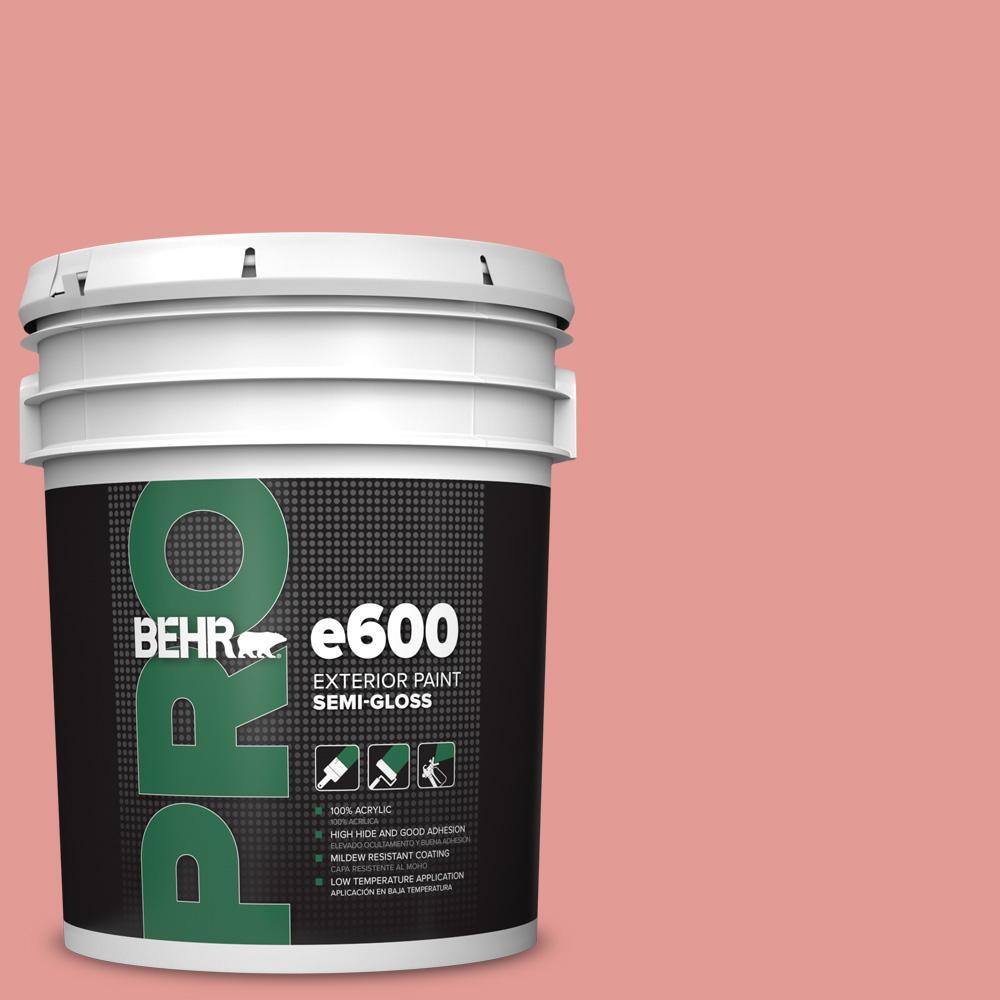 5 gal. #M160-4A Sunset Pink Semi-Gloss Exterior Paint price history on PriceWatchPro
