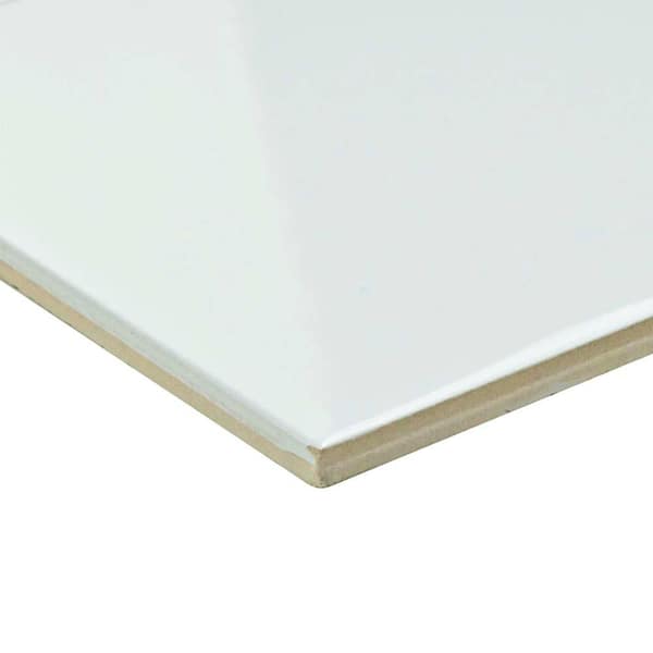 Merola Tile Park Retro White Ice 6 in. x 8 in. Ceramic Subway Wall Tile (9 sq. ft. / case) Merola Tile Park Retro White Ice 6 in. x 8 in. Ceramic Subway Wall Tile (9 sq. ft. / case)