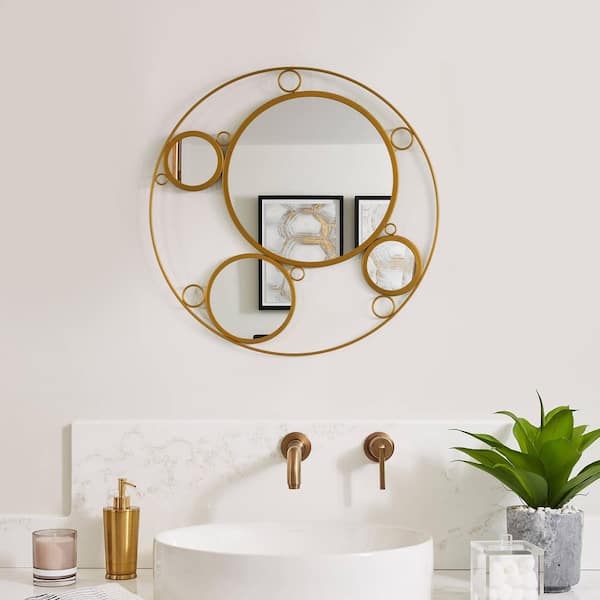 Adeco Collection Sunburst Mirror Classic Metal Decorative Wall Decor -  Medium - Bed Bath & Beyond - 33981960