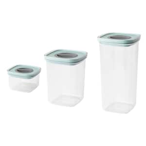 Leo 3 Piece Green Smart Seal Food Container Set