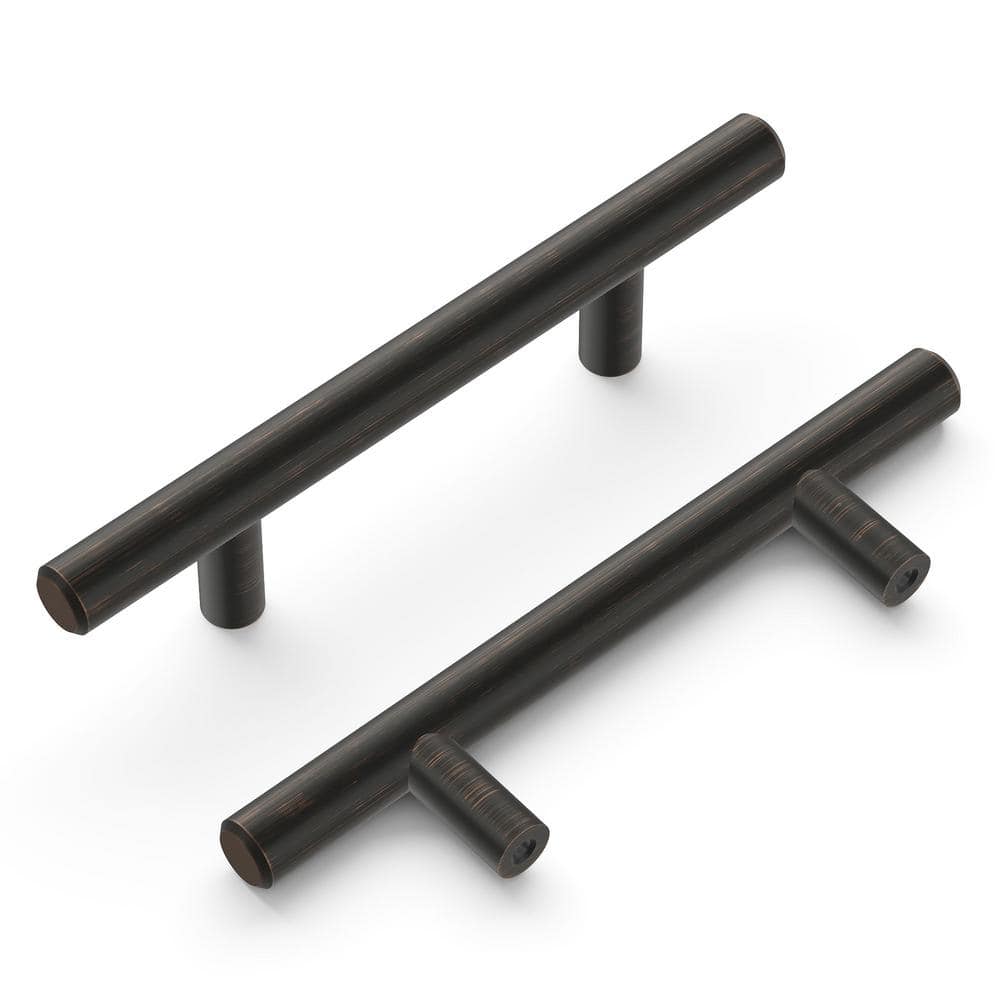 Bar Pulls Collection Pull 3 in. (76mm) Center to Center Oil Rubbed Vintage Bronze Cabinet Bar Pull (10-Pack) price history on PriceWatchPro