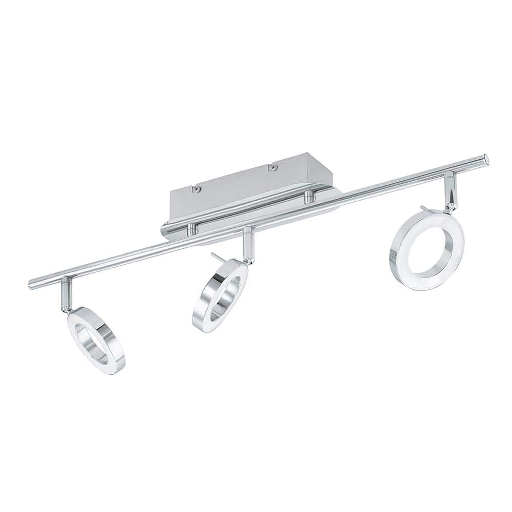 Naudella 1.5 ft. Chrome Integrated LED Track Lighting Kit