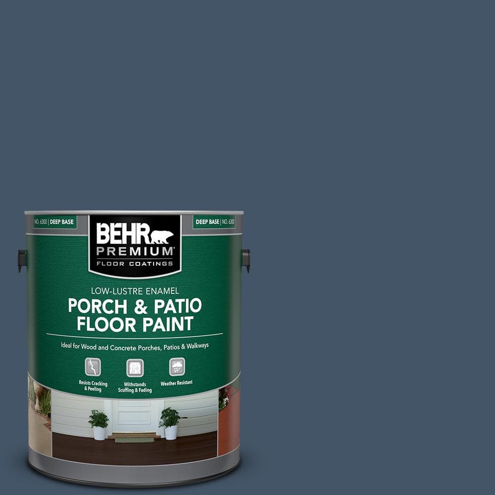 1 gal. #PFC-60 Deep Galaxy Low-Lustre Enamel Interior/Exterior Porch and Patio Floor Paint price history on PriceWatchPro