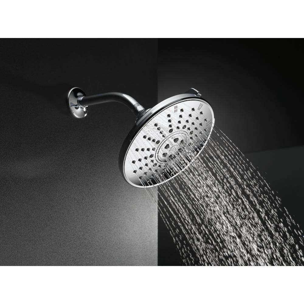 Chrome Multi-Function Wall Mounted Rain Shower Head
